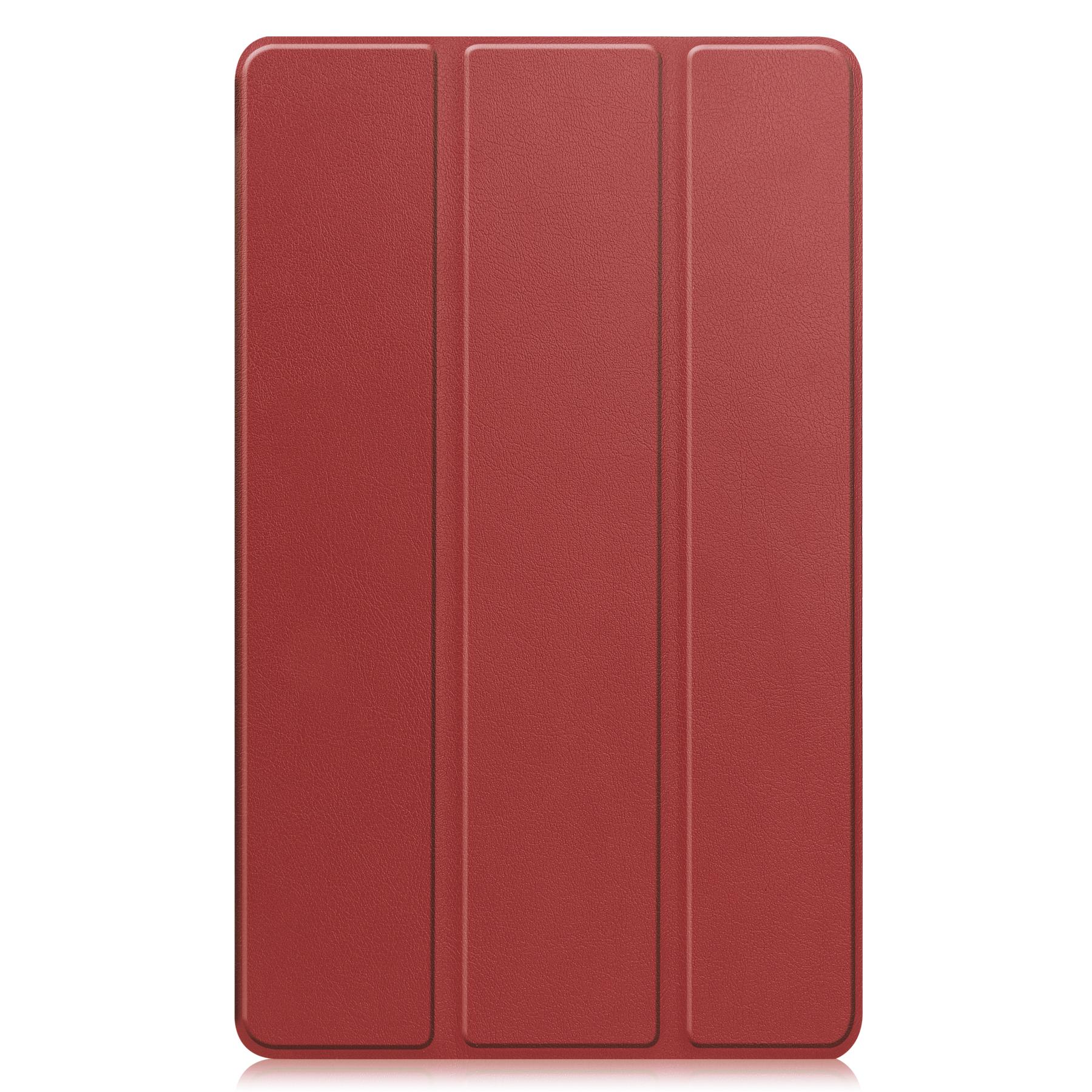 

Tri-Fold Painted Case for Samsung Galaxy Tab A9 8.7 Plus 11 SM-X110 X115 X117 X210 X216 X218 Smart Stand Cover with Atuo Sleep A9 8.7 inch SM-X110 вино красного
