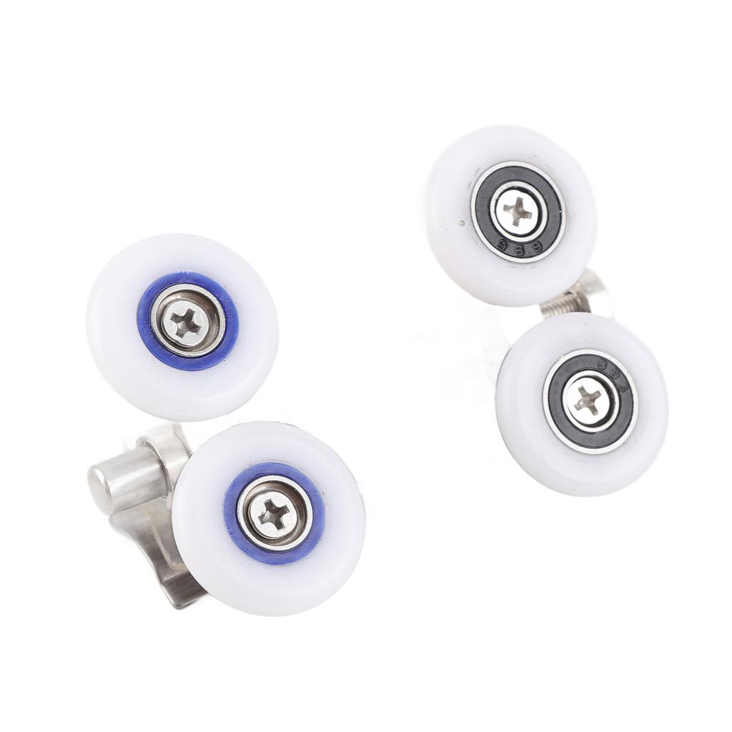 Shower Door Rollers,   Top Bottom Shower Door Wheels Sliding Rollers Replacement 26mm Zinc Alloy for Most Enclosures, Cabins and   Cabin Enclosu