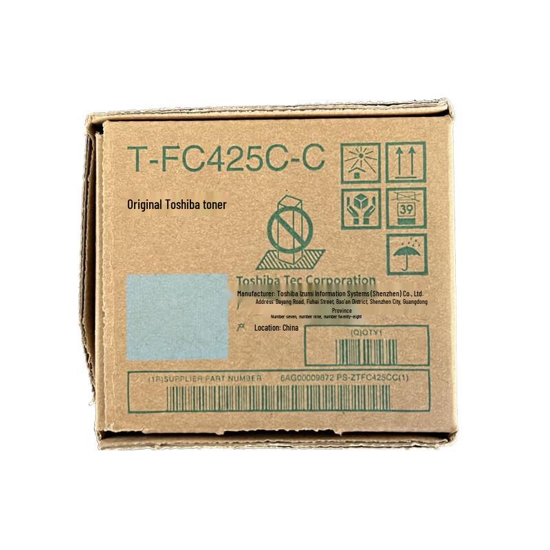 Toshiba T-FC425C-C Original High Capacity Cyan Toner Cartridge