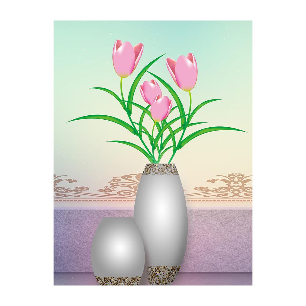 Retro Blumen Leinwandgemälde Wandkunst Bilder Chinesischer Stil Vintage Poster und Drucke für Wohnzimmer Flur Dekor