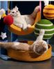Starry Sky Cat Climbing Frame with Sisal Scratching Post and Space Capsule Bed.