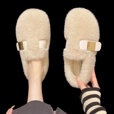 2025 Winter Wool Lamb Women Ballet Shoes Shallow Slip On Ladies Flats Mary Jane Outside Warm Soft Sole Women Shoes