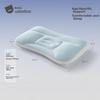 Almohada Infantil Betis 3-8 Años Zona de Soporte Cervical Almohada para el Crecimiento del Bebé Almohada de Guardería para Todas las Estaciones Sección H2 Azul Sal Marina