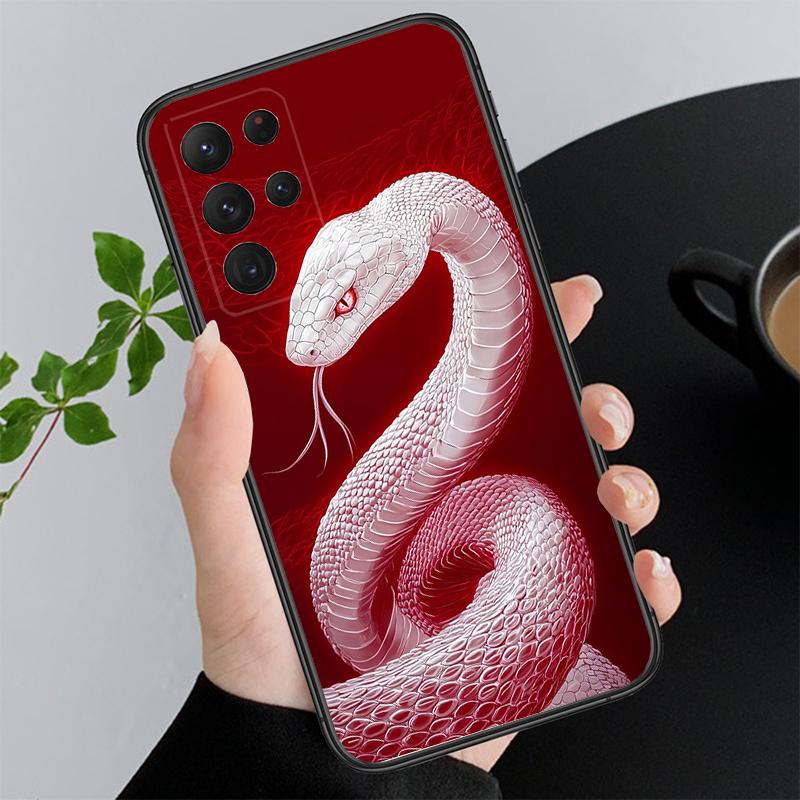 

Snake Art Funda Phone Case For Samsung Galaxy S26 S25 S24 S23 S22 Ultra S23 S22 S25 Plus S24 FE S26Edge S24Ultra
