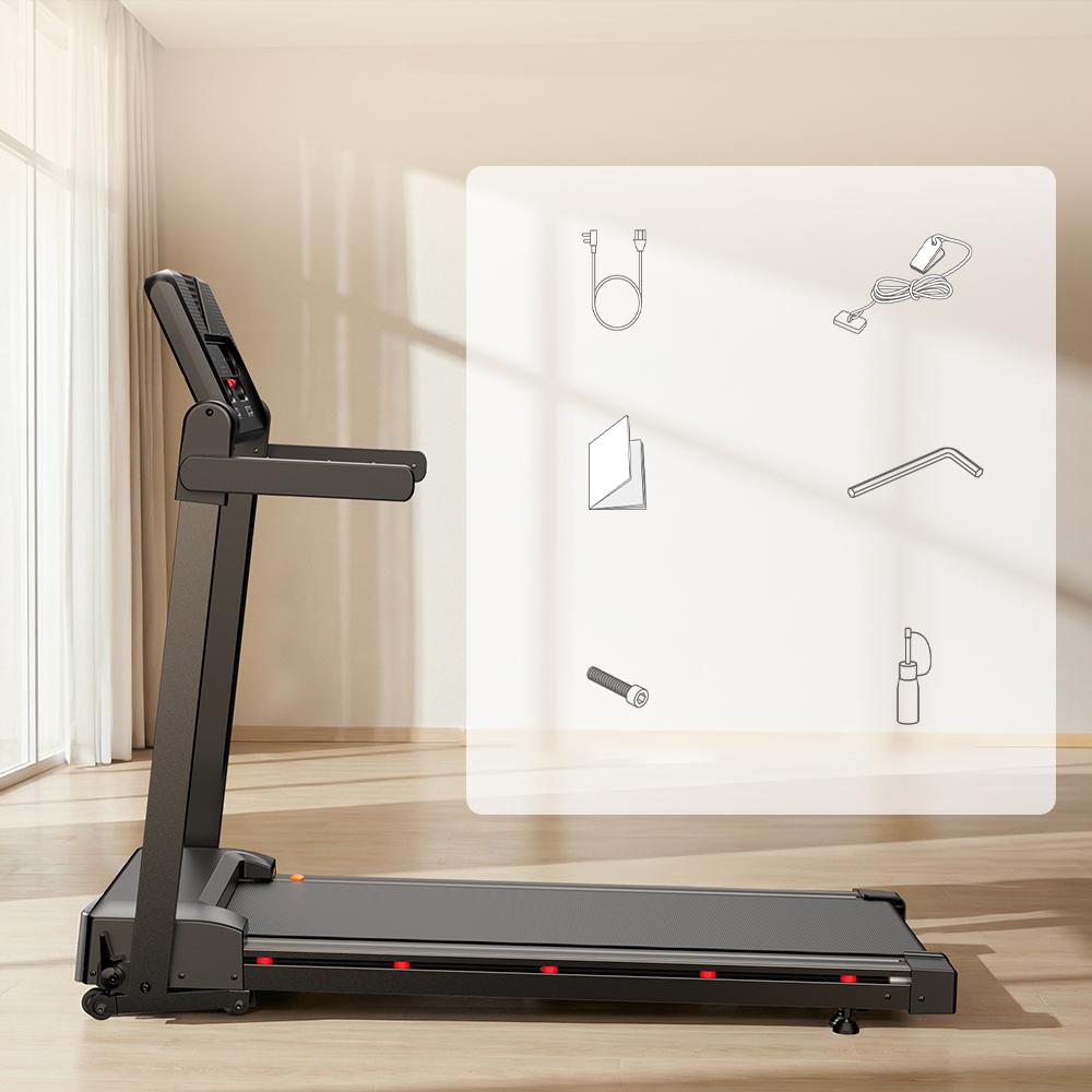 BIEŻNIA ELEKTRYCZNA DOMOWA SKŁADANA FT54 REGULACJA NACHYLENIA 15% z app do 150KG