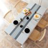 Simple Tablecloth Color Matching Embroidered Tablecloth Household Coffee Table Mat Tablecloth Table Mat