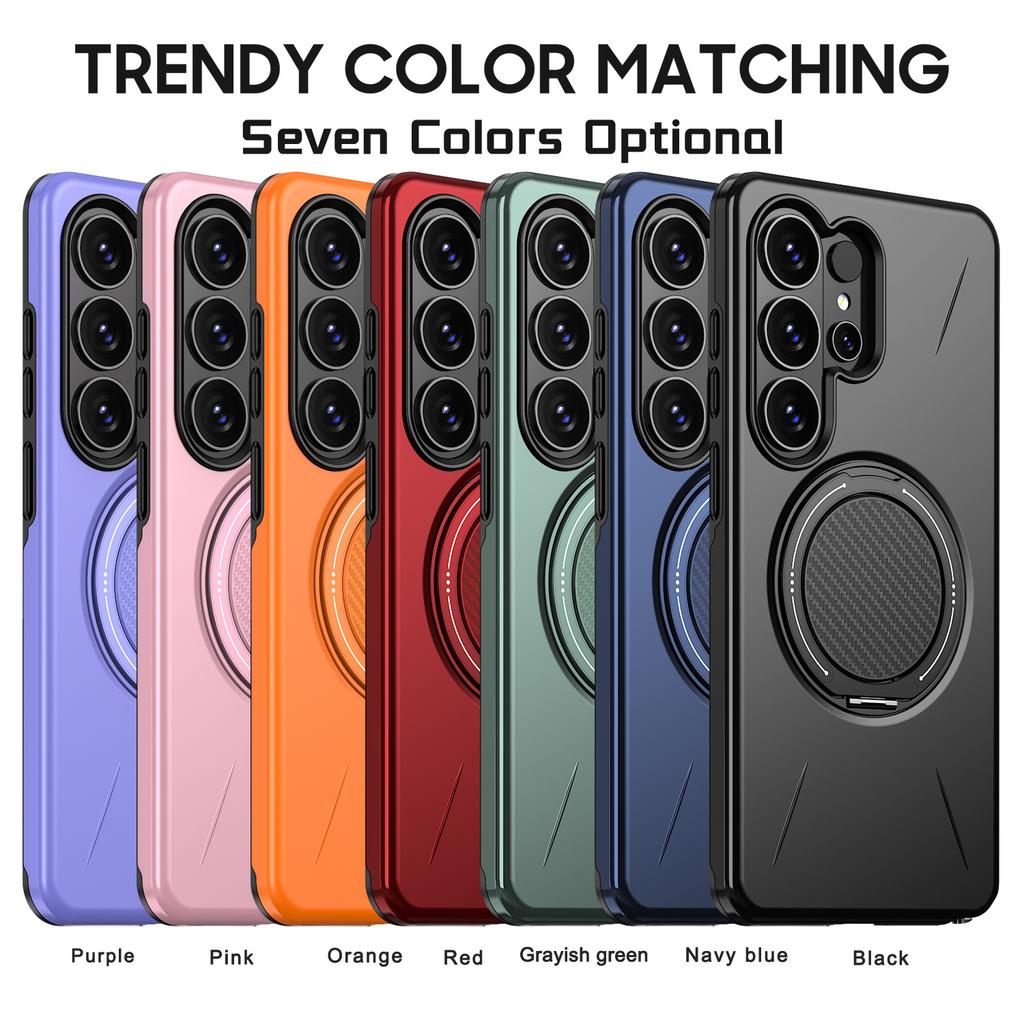 Applicable to Samsung S26Ultra case phone case holder car magnetic suction A57/A56 anti-drop protective case