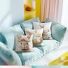 1 Pc Rabbit Pattern Easter Day Pillowcase Home Office Sofa Cushion Cover Living Room Decor Pillow Cover Happy Easter Decor
