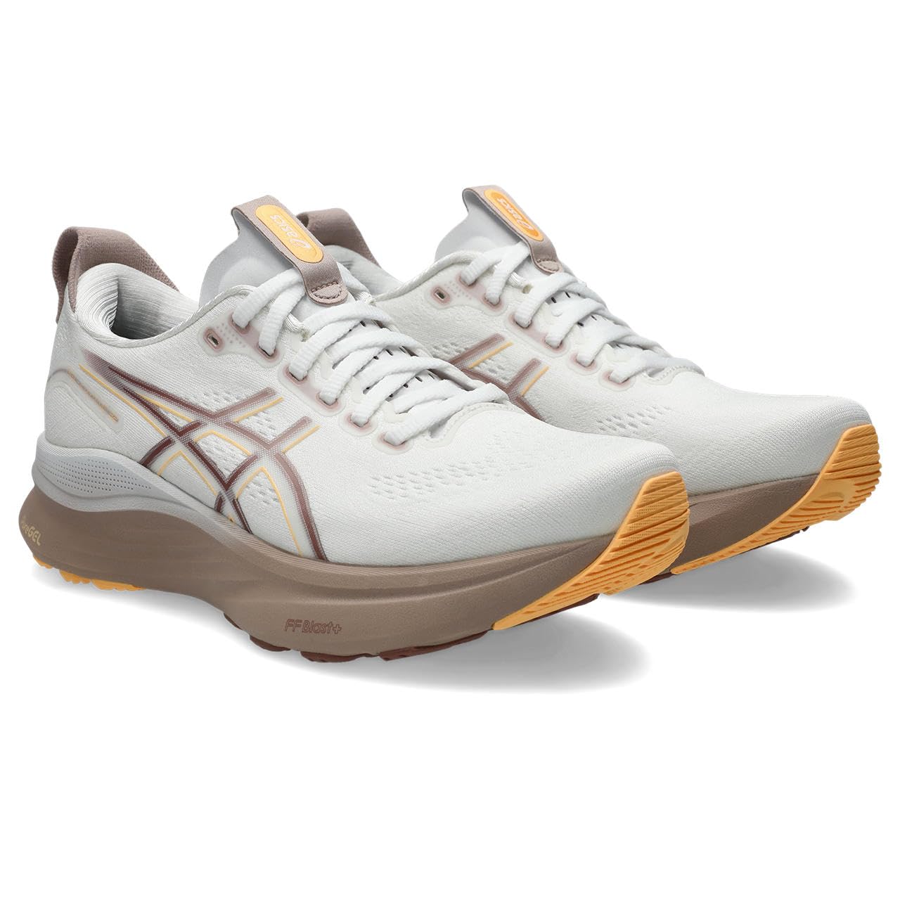 

Running Shoes 32 1012B838 101 cm E [Asics] GEL-KAYANO Women s (White/Orange Glow) 23.5