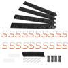 64in Garage Storage System WallMounted Garage Organizer Garden Tool Organizer Hanger for Home