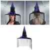 Halloween Witch Hat for Kids Adults Halloween Party Cosplay Costume Props Spooky Wizard Hat for Halloween Party