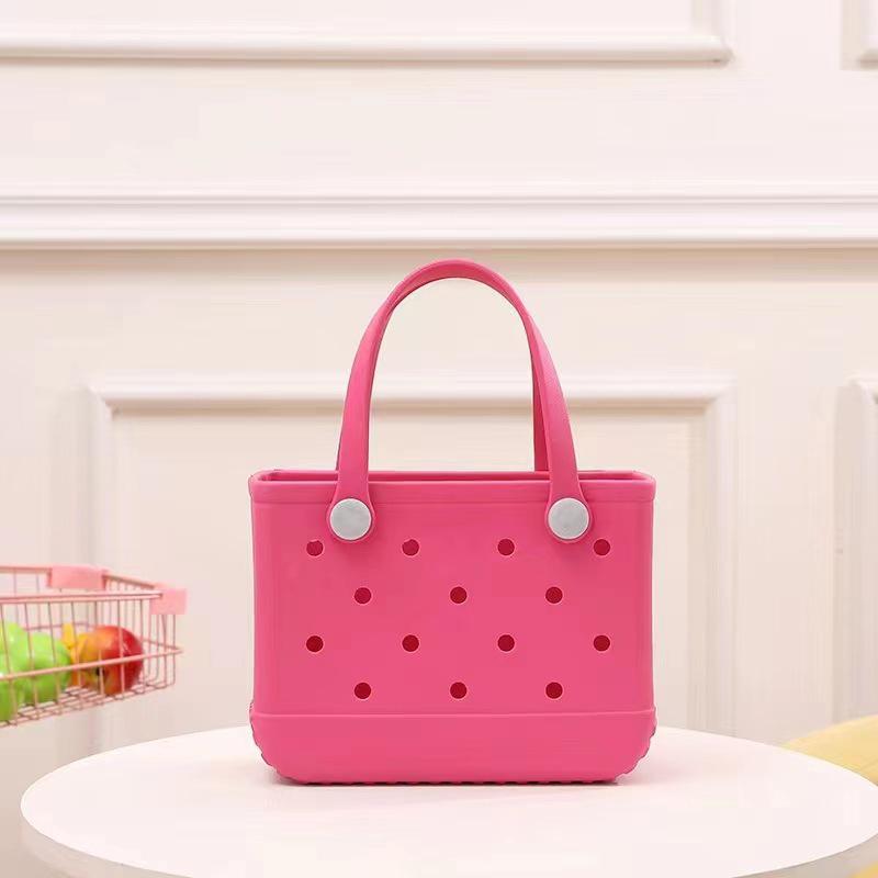 Macaron EVA Portable Washable Pet Basket - Lightweight and Large Capacity Storage Bag for Outdoor Use