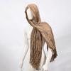 Medieval Waste Land Scarf Shawl Renaissant Costume Accessory With Shawl Brooch Unisex Cotton Blend Cloak for Halloween