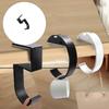Multifunctional Desktop Hook Organizers Good Quality Aluminum Construction Easy Installation Large Bag Jackets Accessory
