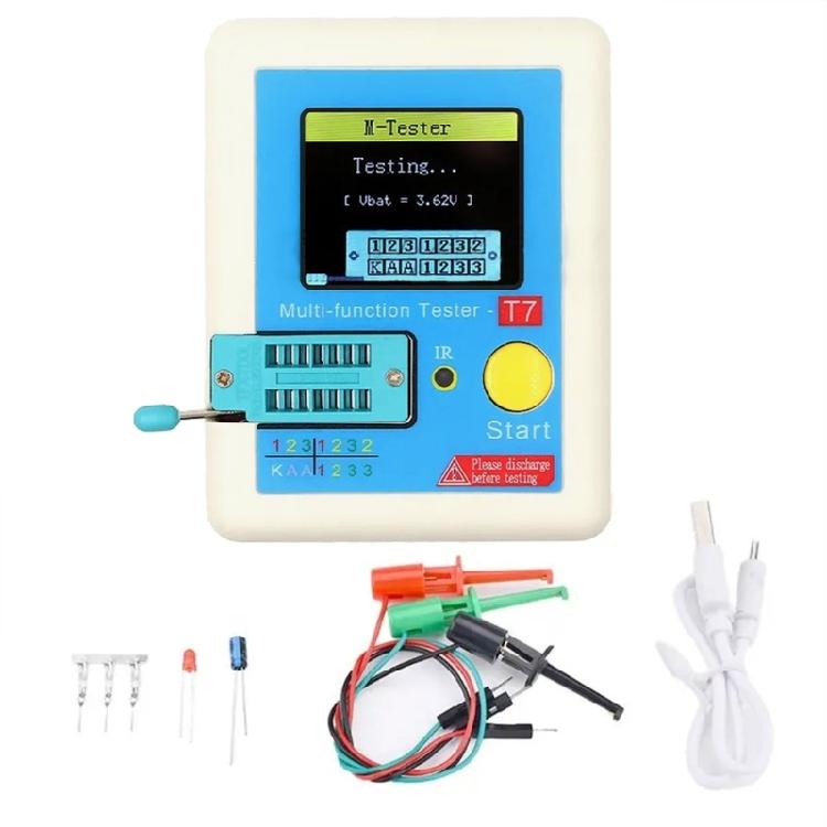 

Small Transistors Identification Multimeter with Color Transistors Testing Solution for Diode Triode Capacitors Resistor 1