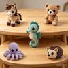 Cute Diy Handmade Colorful Beaded Animal Figurines Material Kit Perfect For Home Desktop Decor Ideal Gifts For Craft Lovers