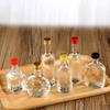 1Pc 50Ml Empty Glass Wine Bottle With Lid Reusable Beverage Bottle Leakproof Alcohol Shot Bottle For Wedding Party Supplies