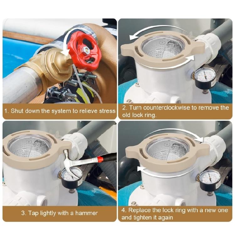 Poolpumpenteil Poolpumpendeckel Ersatz Poolpumpenzubehör für Poolpumpe