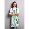 Cactus Adjustable Bib Apron, Tropical Watercolor Cactus Plants Cooking Kitchen Apron for Men Women