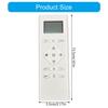 Ergonomic Air Conditioning Remote Controller Durability ABS Construction Long Ranges