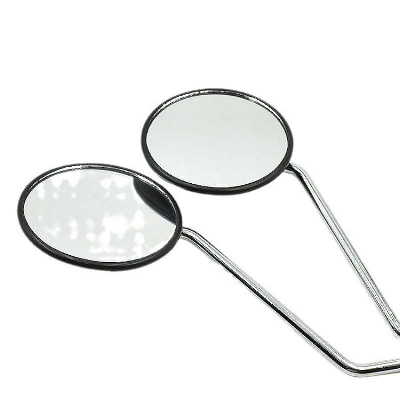 Motorcycle Left & Right Rearview Mirror, Durable 8mm Mount Mirror Fit for CG125 ZJ125 Jialing JH70 70cc 125cc.
