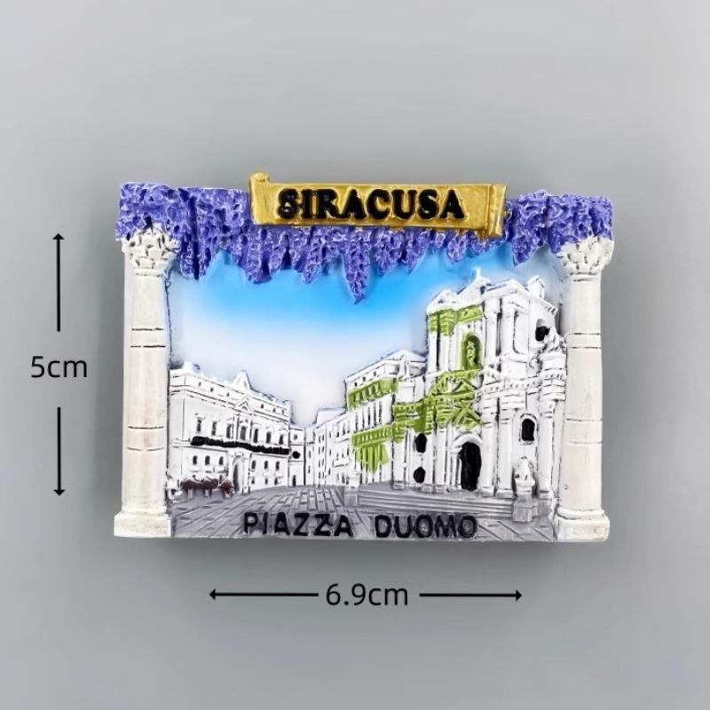 Italy Souvenirs Fairy Tale Sicily Fridge Stickers Wedding Gifts Circus Venice Pisa Fridge Magnets Home Decoration Wedding Gifts
