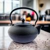 CAST IRON KETTLE 1.5L TEA INFuser with Strainer SET OF 2 CUPS