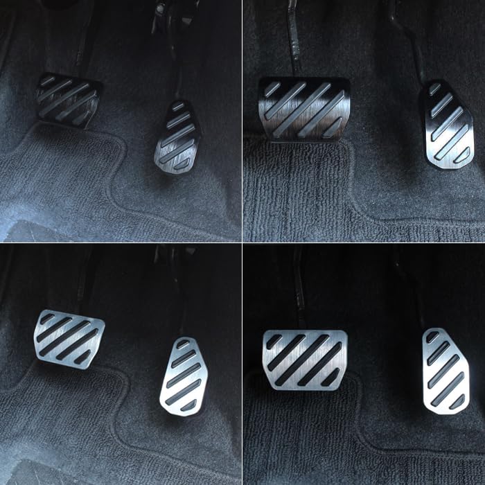 Aluminum Pedal Cover Set Rise Rocky Taft Move Move Canvas Mira Ys Tanto Daihatsu Compatible Toyota Compatible Car Light Vehicle Rubber No Tools