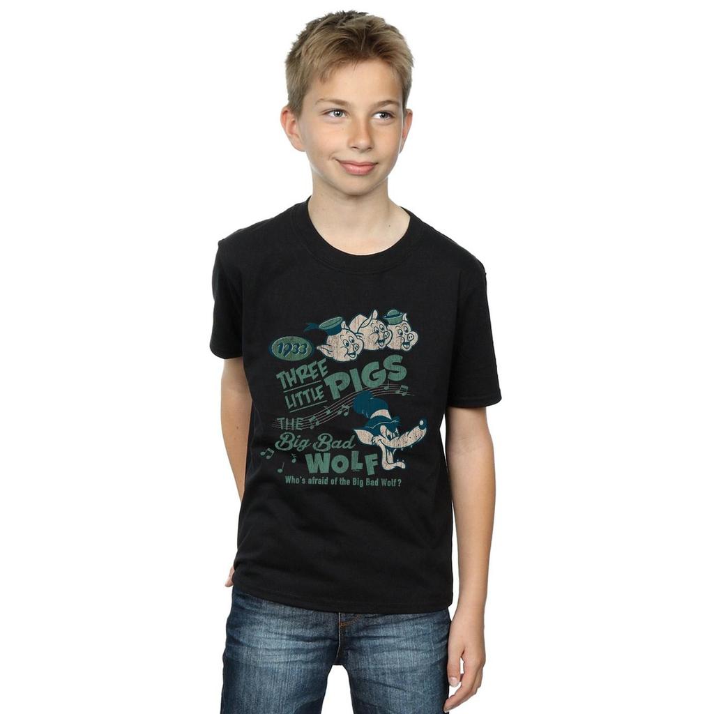Disney Boys Three Little Pigs WhoÂ´s Afraid Of The Big Bad Wolf T-Shirt