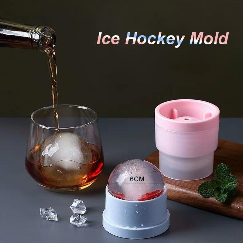 Silicone Round Ice Ball Mold Maker DIY Whiskey Ice Ball Making Mould Jelly Cocktail Drink Ice Hockey Making Mold Kitchen Tools