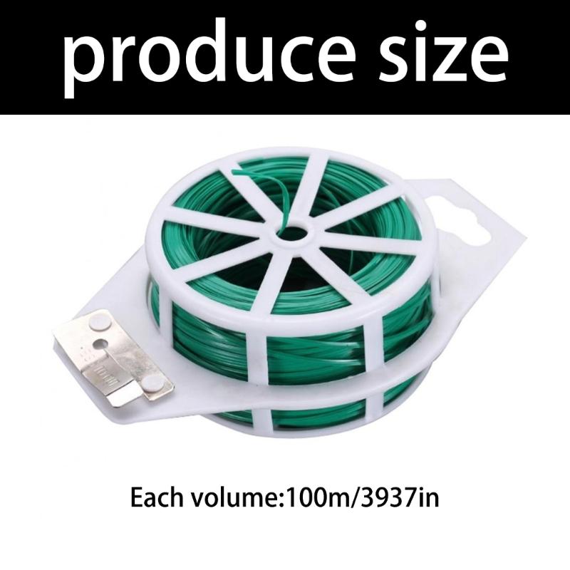 Gardening Plant Soft Wire Garden Flexible Tie Soft Garden Tie Color Twist Tie Rubber Tie Garden Tool For Vegetable