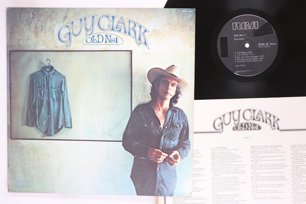 

LP Record GUY CLARK Old No. 1 APL11303 RCA VICTOR 1976 US CountryFolk Used