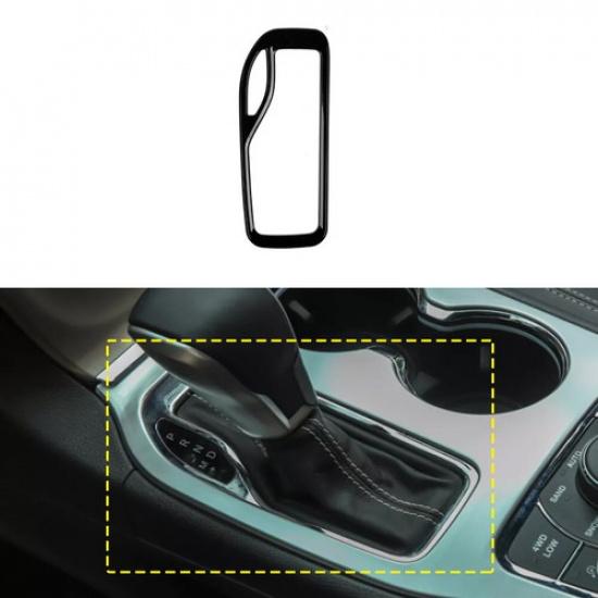 Gear Shift Panel Cover Trim Ring for Jeep Grand Cherokee 16-21 Black Accessories