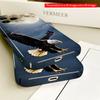 2DFlat Bald Eagle Soaring Under Full Moon All inclusive film hard iPhone case, compatible with iPhone 18 Pro Max 17 16 15 14 13 12 11