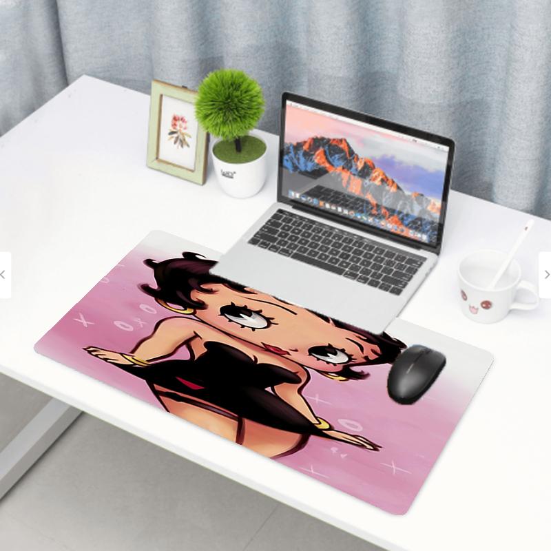 Sexy Doll Print Mouse Pad, Anti‑Slip Desktop Keyboard Mat, for PC Laptop Gaming Working Daily Use, Cool Festival Surprise Gift