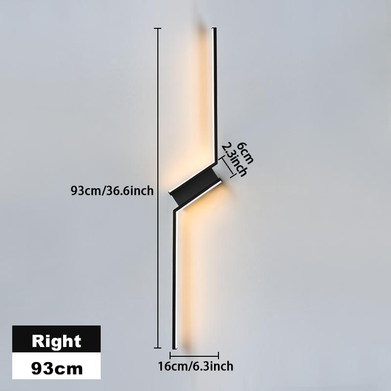 Hockey Interior Wall Light Remote Control LED Wall Lamp Bedroom Decoration Modern Indoor Lighting Lamps 53CM 73CM 93CM LED Light