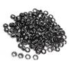 100 Set Brass Eyelet Clothing Bag Accessory Double Side 4mm Eyelet Grommet KitBlack