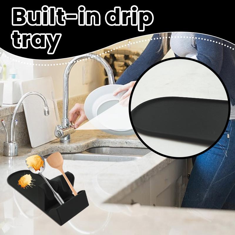 1Pcs Kitchen Cutlery Holder Spatula Storage Rack Safe Material Household Portable Compact Exquisite Convenient