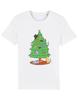 Christmas Cats On Tree T-Shirt Mens Womens Unisex Funny Gift Father Brother Tee