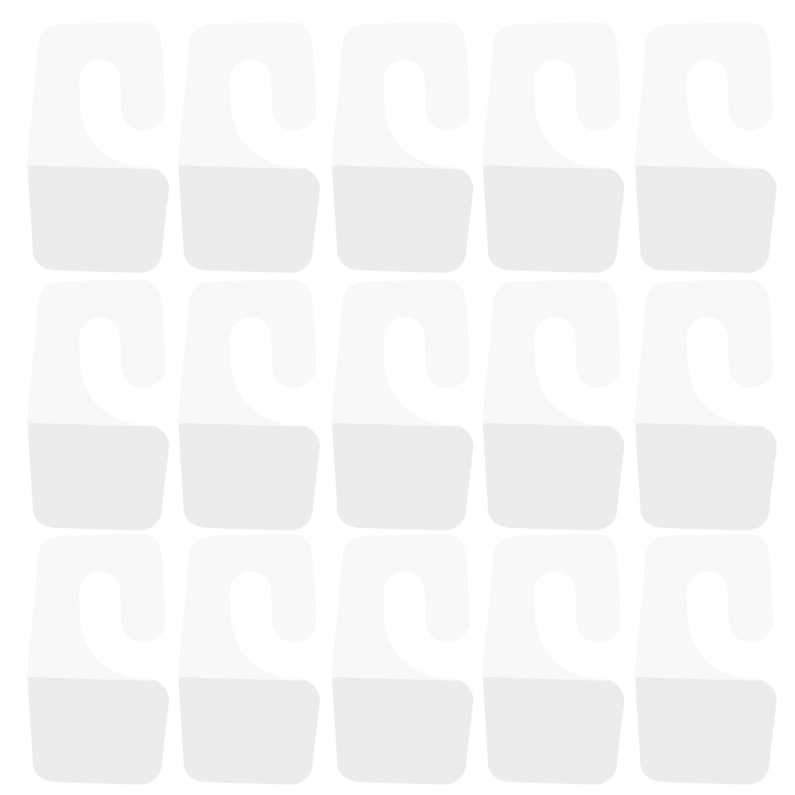 

100Pcs Clear Adhesive Hanging Tabs Self Stick Hooks for Retail Store Display Hanging Tags Clear Plastic Hooks for Wall Folder 3.5X2X0.1CM