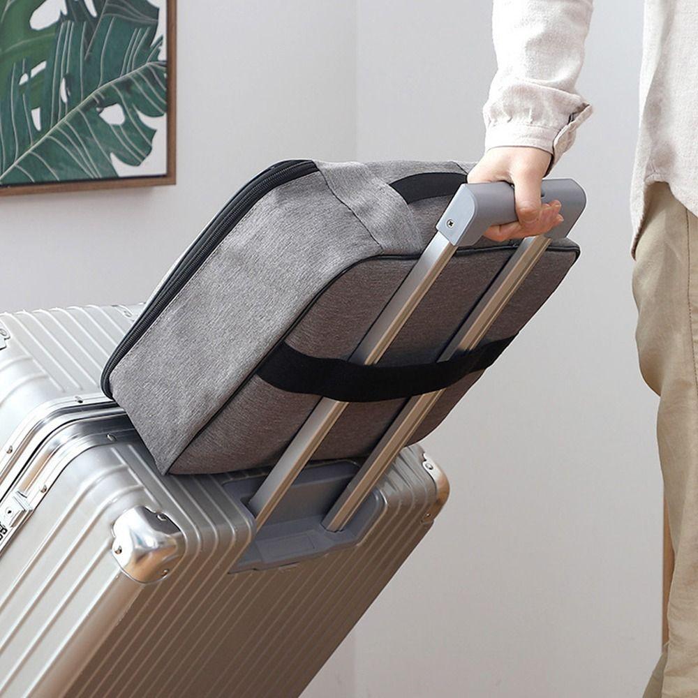 3-Layer File Storage Case Waterproof Briefcase Organizer  Document Tickets Protection