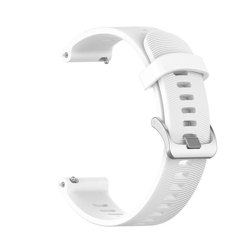 

Garmin Forerunner 245 Official Textured Silicone Watch Strap білий