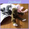 Plush Long Legged Frog Toy Keychain With Pp Cotton Filling For Kids And Collectors