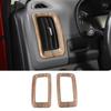 Wood Grain Center Console Side Air Vent Outlet Cover Trim for Chevy Colorado 14+
