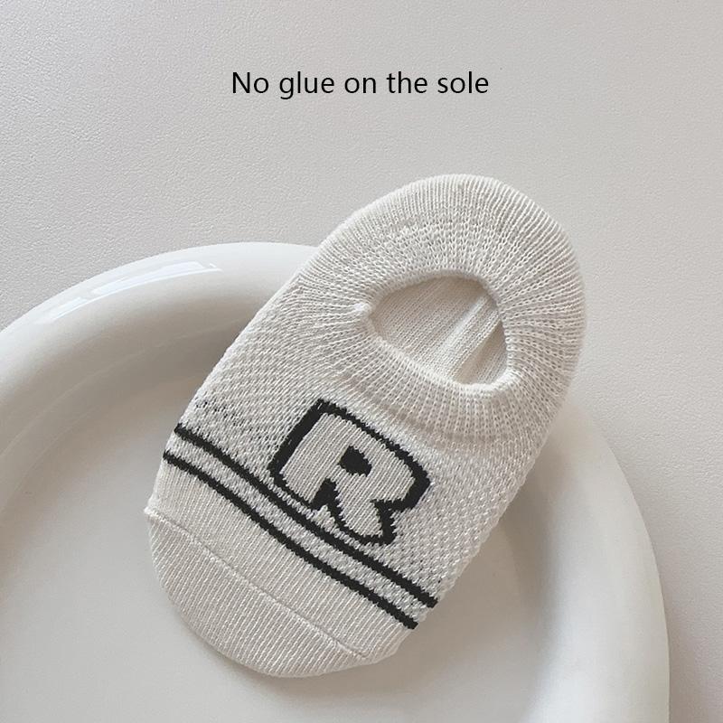 0-5Yrs Baby Floor Socks Cute Cartoon Short Cotton Bear Socks Toddler Anti Slip Kawaii Unisex Sok Kids Accessories for Girls Boys