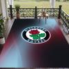 Weicher Boden Teppich Blackburn Rovers Fußballmuster Teppichboden Dekorationsmatte Für Heim Raum Dekoration