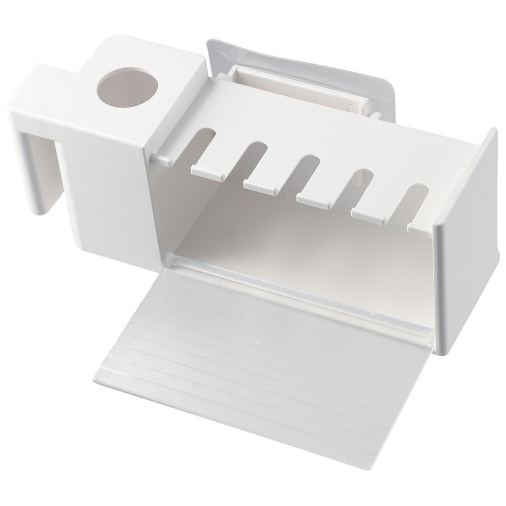 Wall Mounted Toothbrush Holder Self Adhesive Toothbrush Hanger Practical Toothbrush Rack  Shower