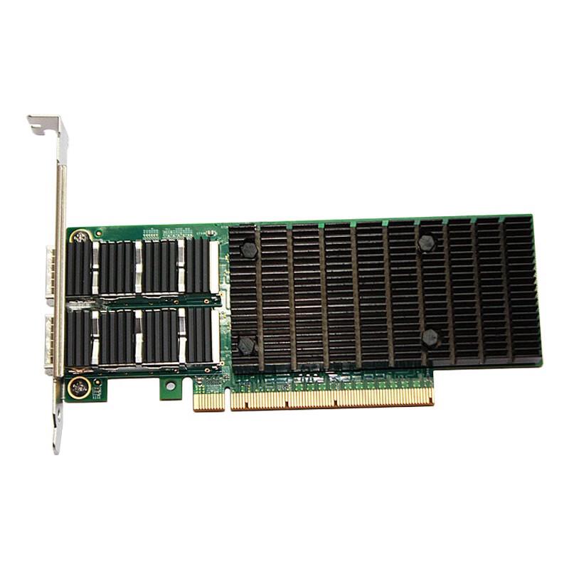 FEMRICE Intel E810CAM2 100G Dual-Port PCIe Fiber Network Card, (CN version)
