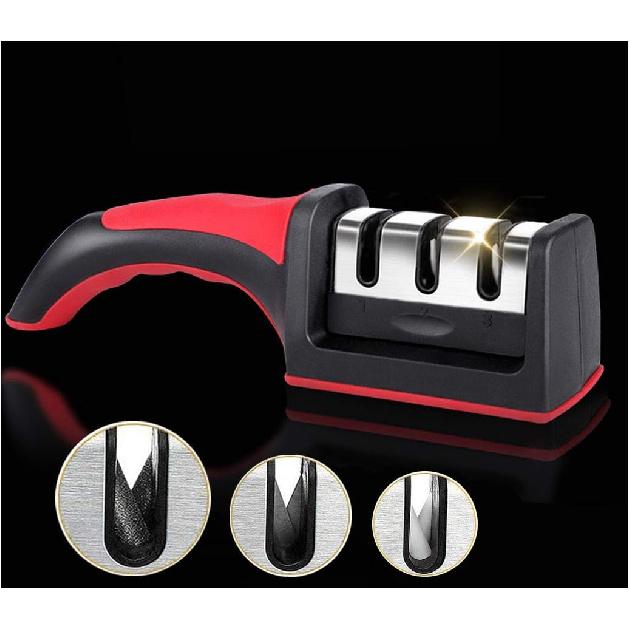 Sharpener Diamond Tungsten Steel, Ceramic Knives Sharpener, Make Stainless Steel Kitchen Knives, Scissors Sharper, Suitable for Professional Chef or