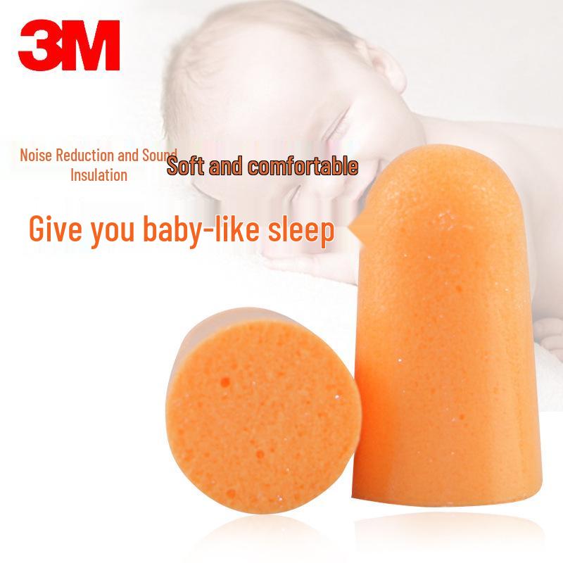 3M 1100 Soundproof Foam Earplugs: Noise Reduction for Sleep, Study, and Work.